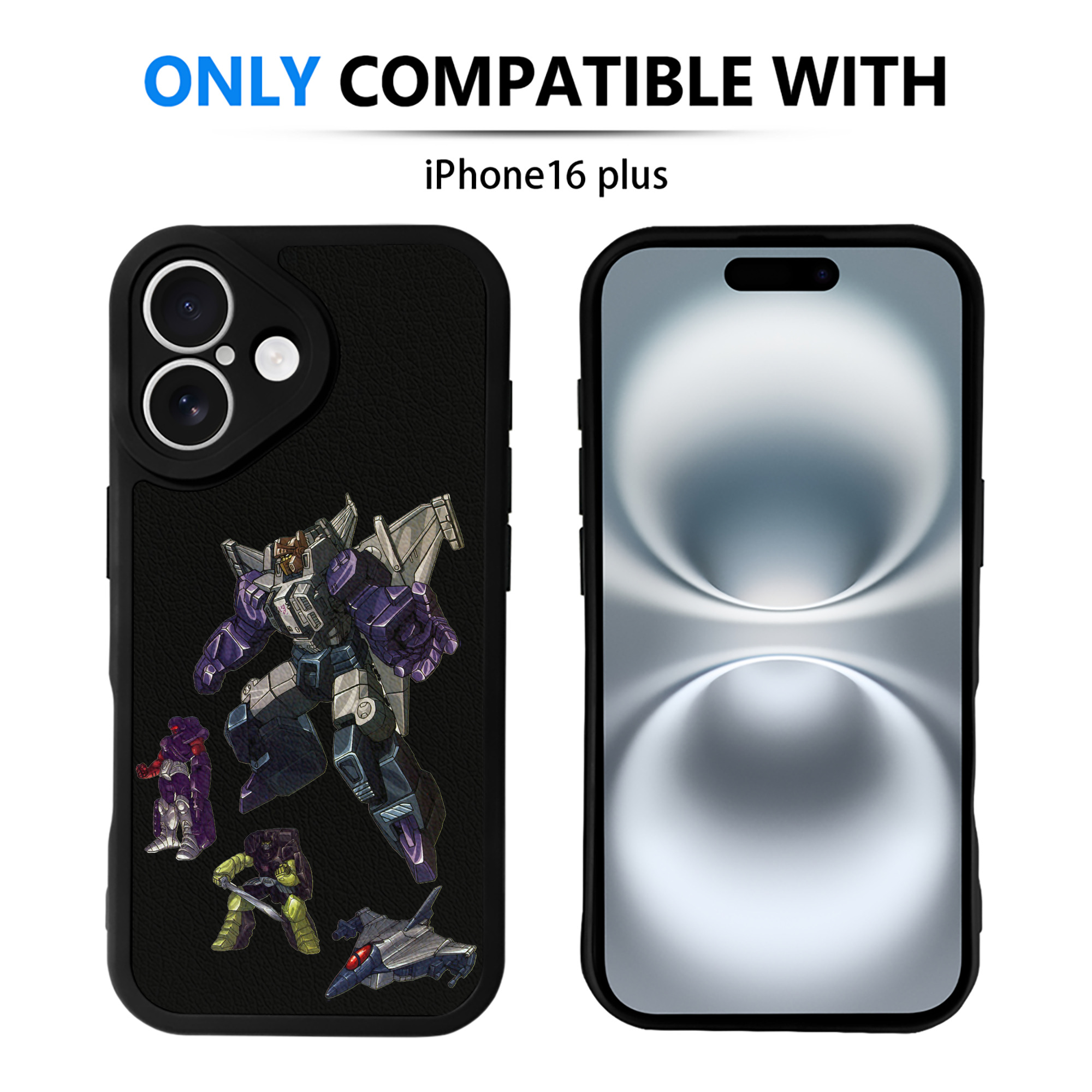 （画像用）  【iPhone 16シリーズ対応】シリコンスマホケース（レザー調） 材質：シリコン